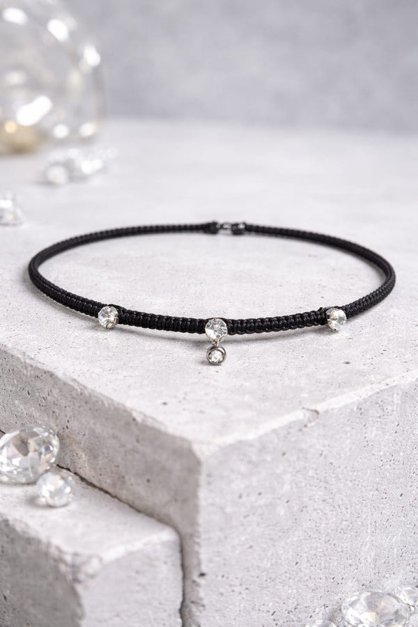 Colier Crystal Noir